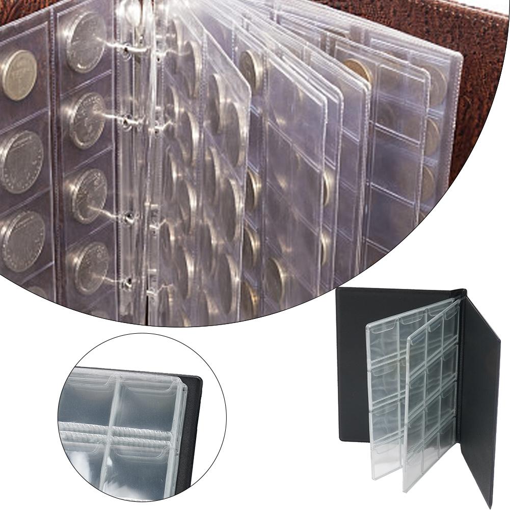 Album pour pièces 28 mm 1 pièce Collection portable Album pour pièces Portable Léger