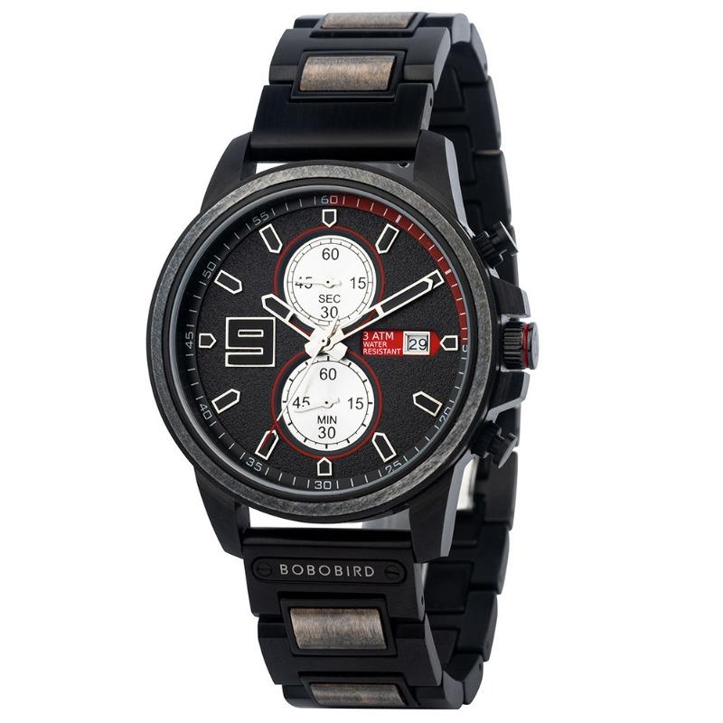 BOBOBIRD Wood Men s Quartz Wood Watch