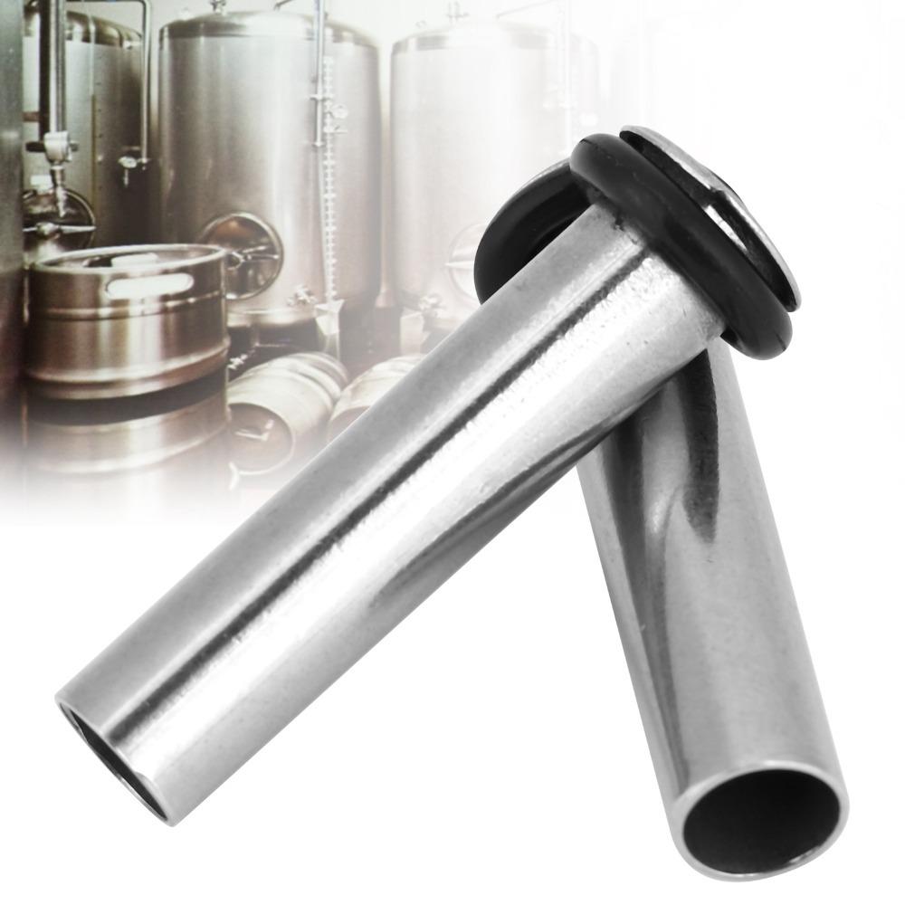 2pcs O-Ring Included Beer Keg Dip Tube Stainless Steel Keg Dip Tube Gas Dip Tube Homebrew Beer