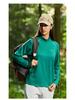 YX-2023 Autumn/Winter Quick-Dry Couple's Stand Collar Long-Sleeve T-Shirt with Thin Fleece - High Elasticity Men's Style