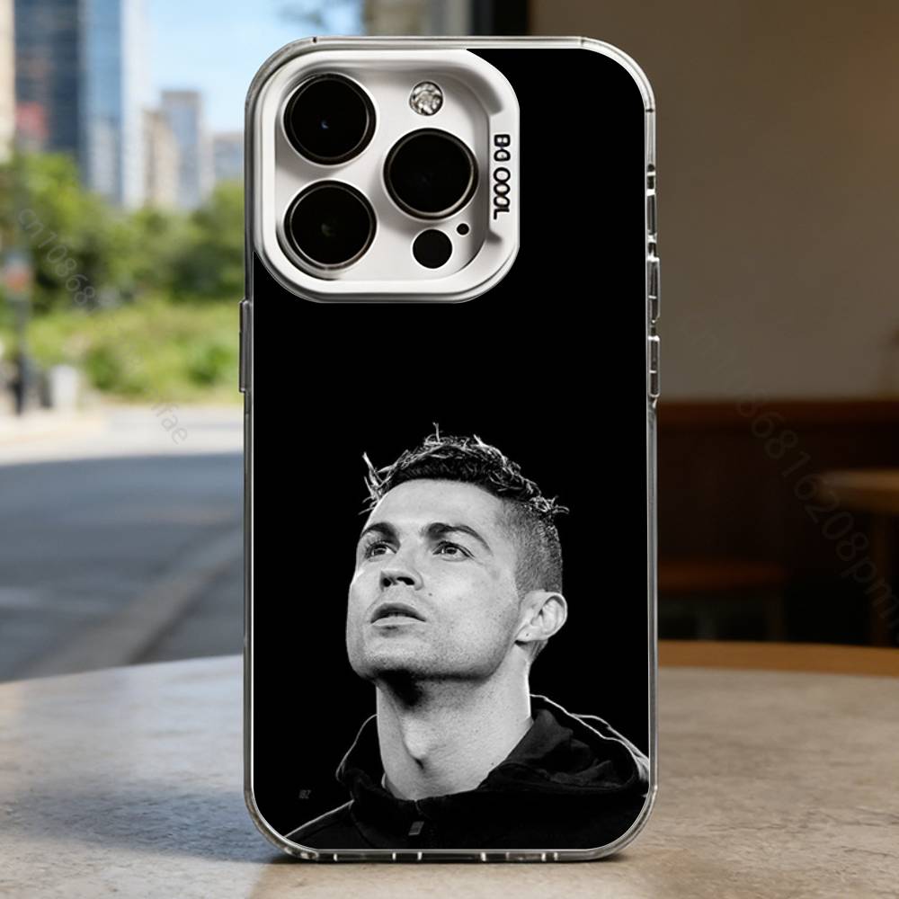 

Football C-CR7 R-RonaldoS-S White Shockproof Phone Case For iPhone 17,16,15,14,13,12,11,Pro,XS,Max,Plus,Mini,SE iPhoneXR