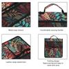 Garden Tool Storage Bag 600D Oxford Cloth Foldable Portable Gardening   with Multiple Pockets for Outdoor Garden