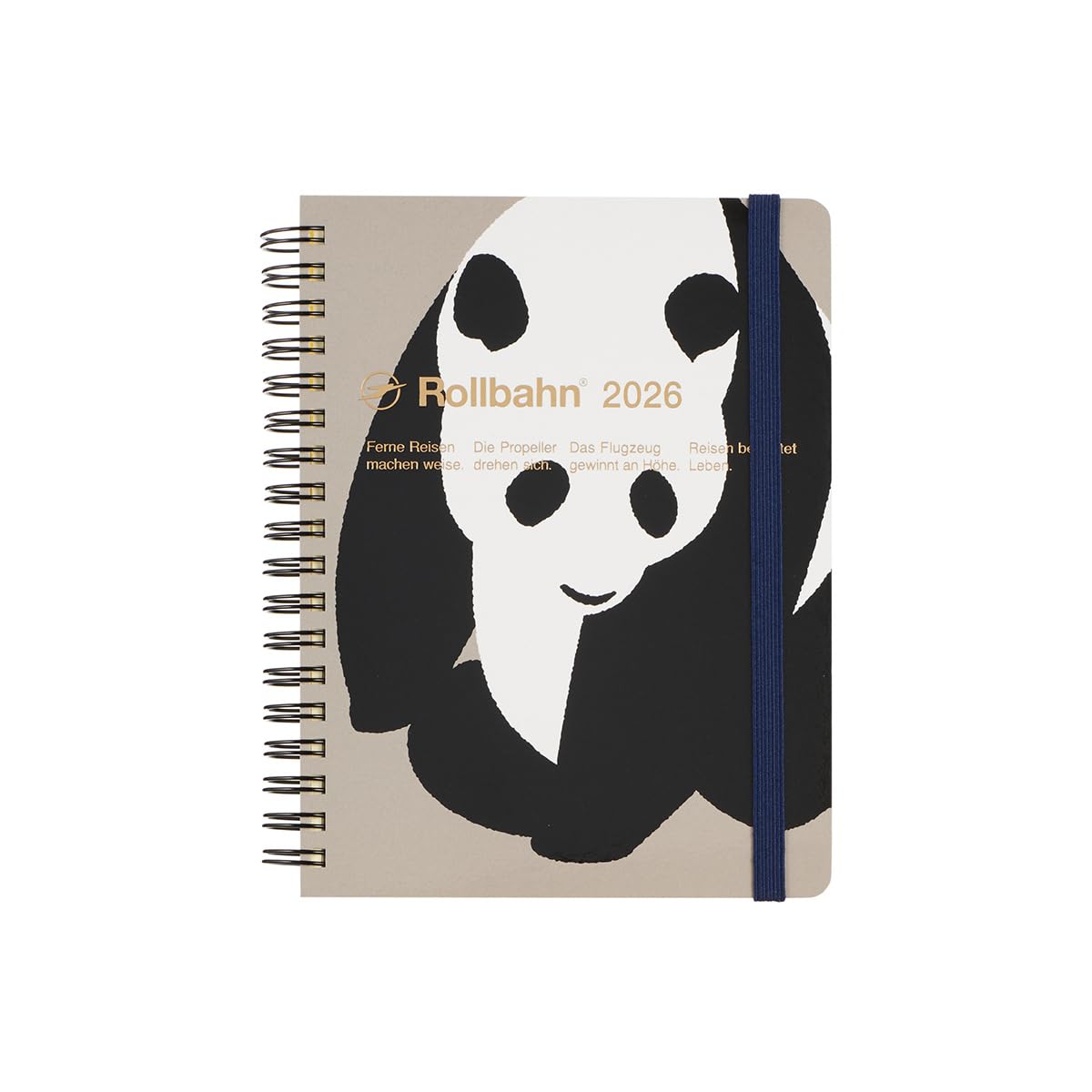DELFONICS Rollbahn Diary L Monthly Schedule 2026 October Start E (Ueno Panda)