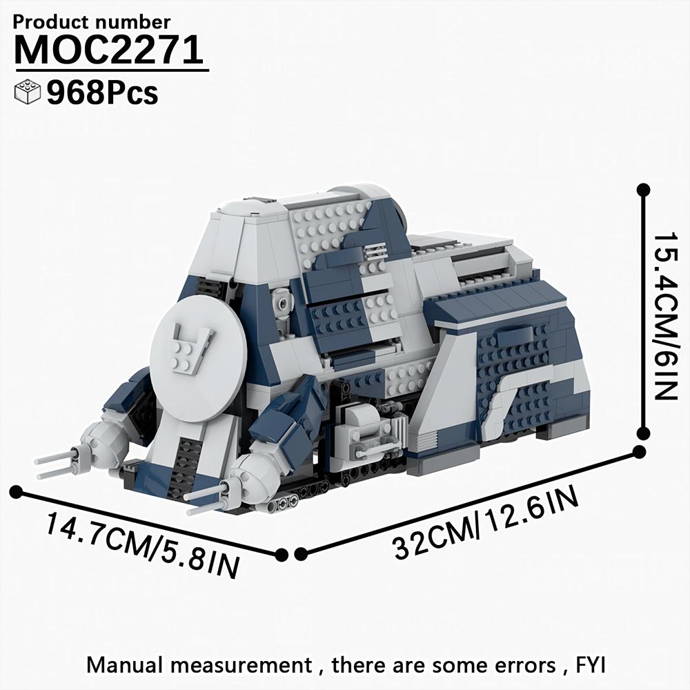 MOOXI Most Complete Space War Tank Personnel Carriers Adult Building Blocks Set MOC Brick Model Kit DIY Diorama Toy For Boy Gift
