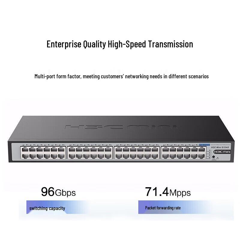 

H3C S1248 48-Port Gigabit Unmanaged Switch