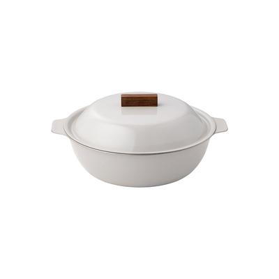 KAKOMI IH Enamel Pot 1L Sand Beige No.25281