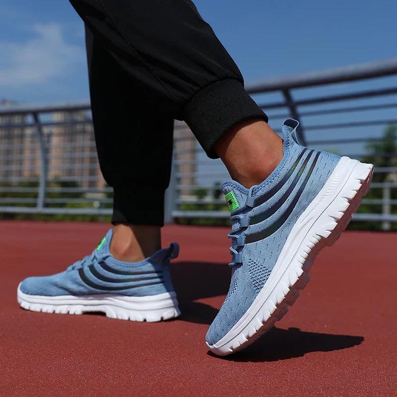 2025 Trendy Spring and Autumn New Mesh Fashion Sports Shoes for Casual Lightweight Running Training Thick Soled Shoes for Men