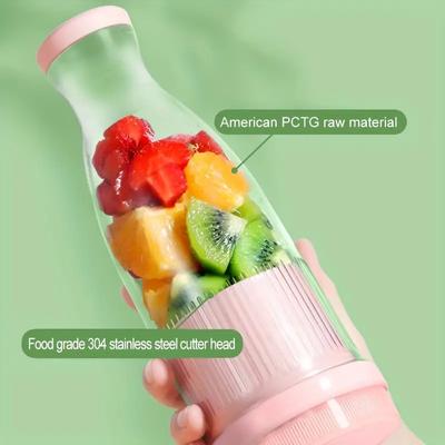 Pahar Electric de Stors Fructe 6 Lame Blender Mașină de Milkshake USB Portabil Instrument de Amestecare Fructe Lapte Mini Blender pentru Suc Proaspăt Sticlă Sport
