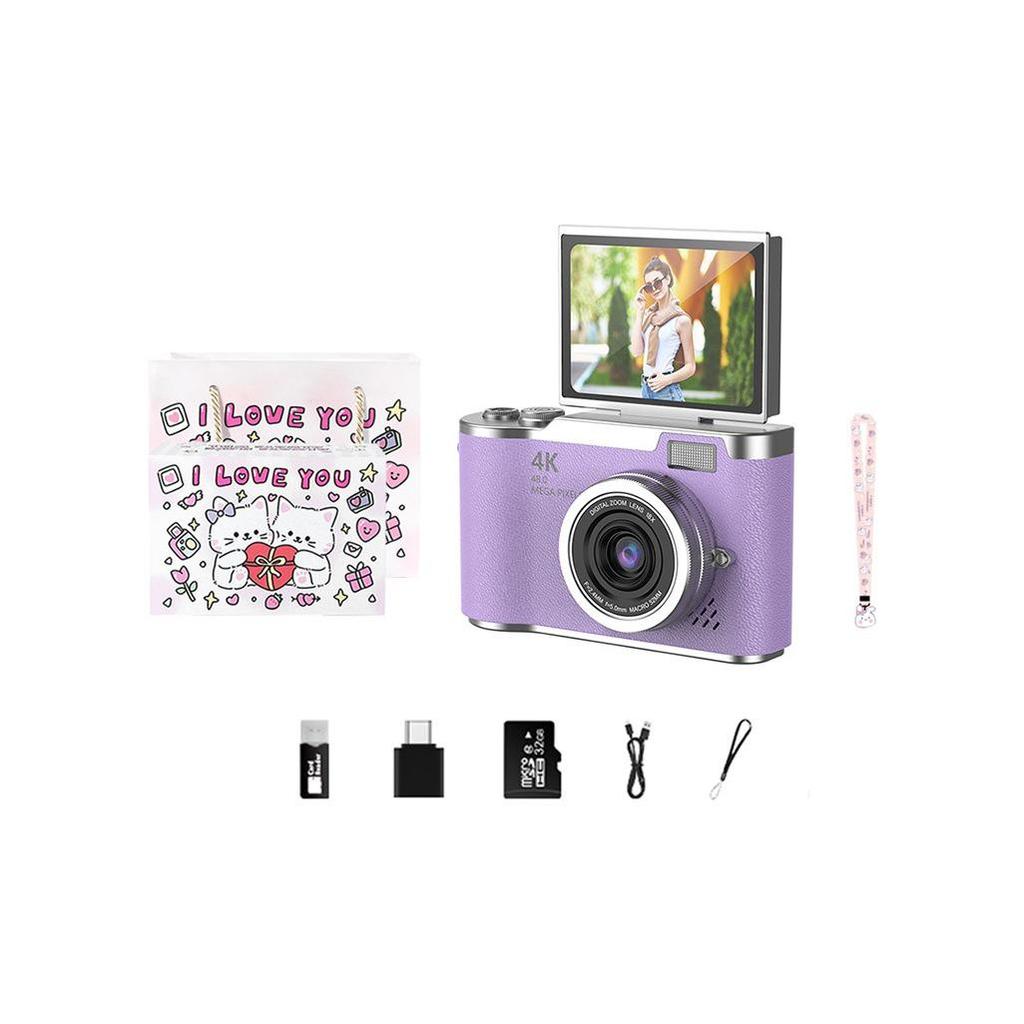 Entry-Level HD CCD Flip Screen Digital Camera for Students