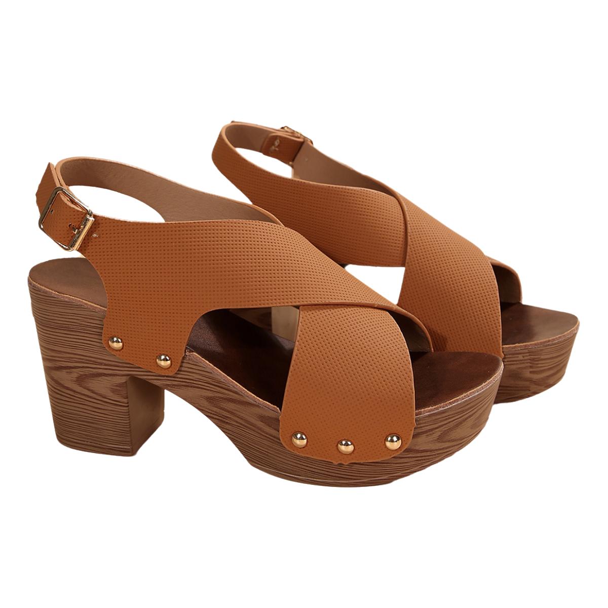 

Женские сандалии на платформе 2024 Лето Новые Уличные Пляжные Сандалии Удобная Обувь на Небольшом Каблуке Повседневные Женские Сандалии на Высоком Каблуке 43 коричневый