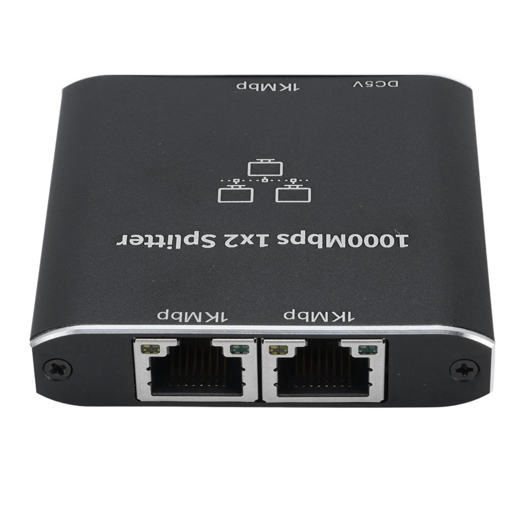 Gigabit Ethernet Splitter 1 To 2 1000Mbps RJ45 Internet Splitter Adapter Network Switcher for IPTV Router PC