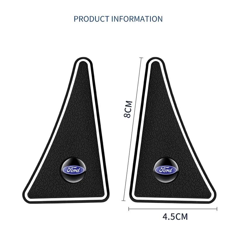 Car Door Corner Protective Cover Silicone Protector Door Corner Anti-collision For Ford ST FOCUS 2 3 Mondeo Fiesta Kuga MK2 MK3