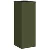 Solar LED Path Light 2 Pcs Olive Green Cold Rolled Steel