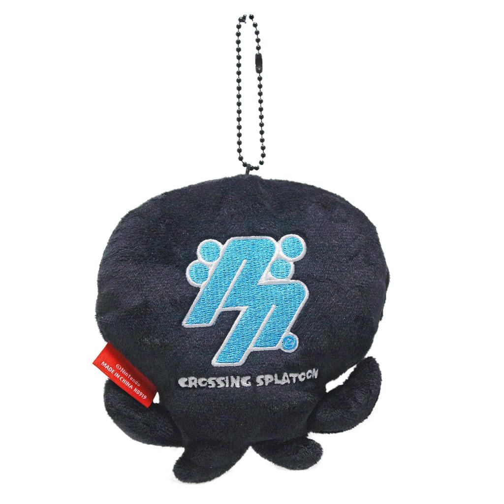 Maskot Splatoon s míčem a plyšovým řetězem, křížící se Splatoon Octopus B od Nintendo TOKYO Limited