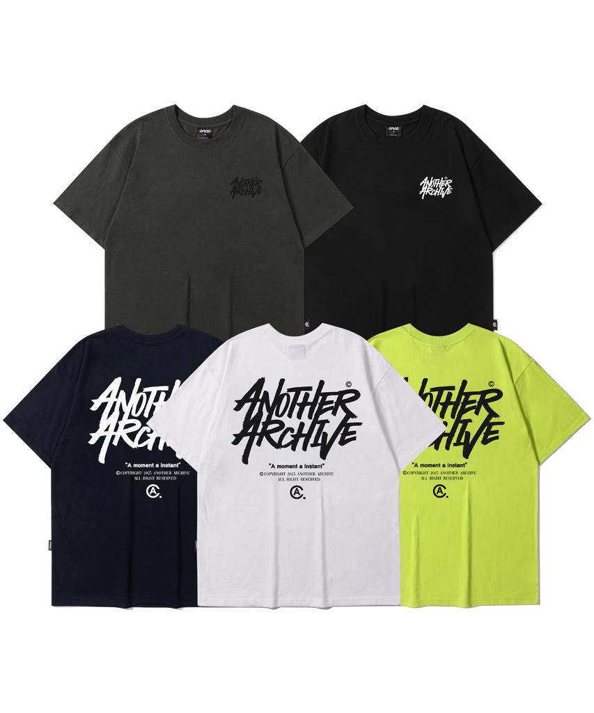 ANOTHER ARCHIVE 2Pack Fb Colorful Graffiti Logo Short Sleeve T-Shirt