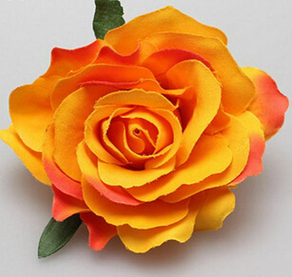 Bohemian Rose Lace Hair Clip and Brooch - Artificial Flower Accessory