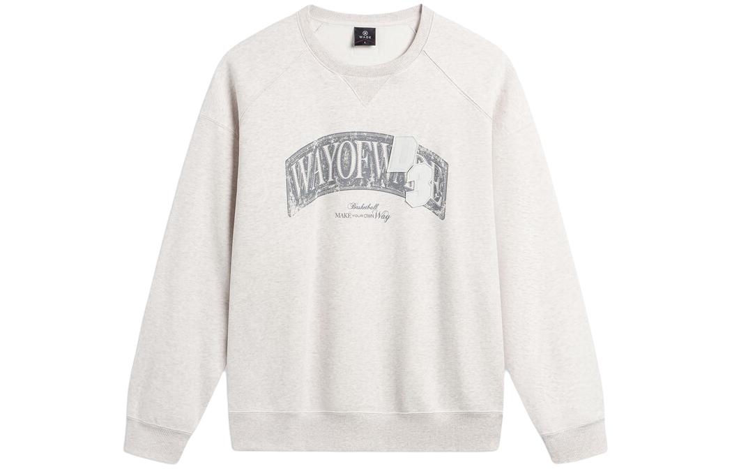 Li Ning Sweatshirt Men s Heather Gray Tile Gray AWDU003-6 2XL