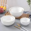 6-inch White Round Serving Bowl