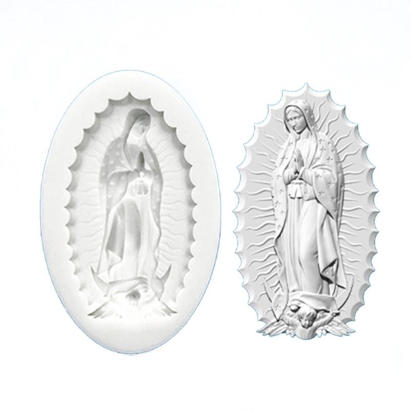 Efficient Food Grade Silicones Cake Decors Molds With Angel Relief Design For Baking Soap Candle Making