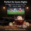 Soccer Ice- Molds - Large 2.3 Inch Silicone Soccer Ball Ice Mold For Game Day Parties