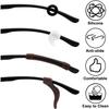 12 Paar Brillenhalter Silikon Brillenbügelhalter Anti-Rutsch Brillen Spectacle Stay Put Brillenstopper