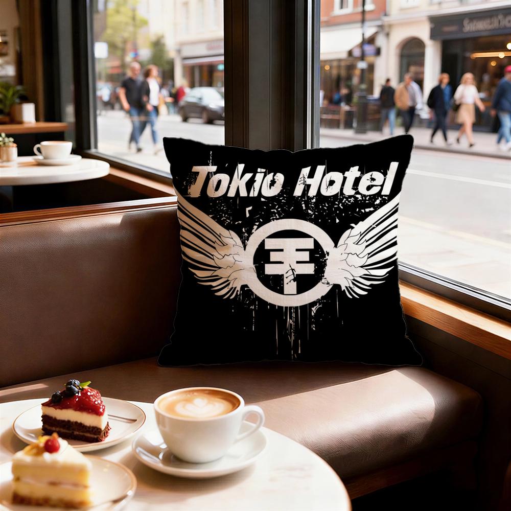 Music Tokio Hotel Cushion Cover Decorative Cushions Covers Cover Sofa X Pillow Piece X X Pillowcase
