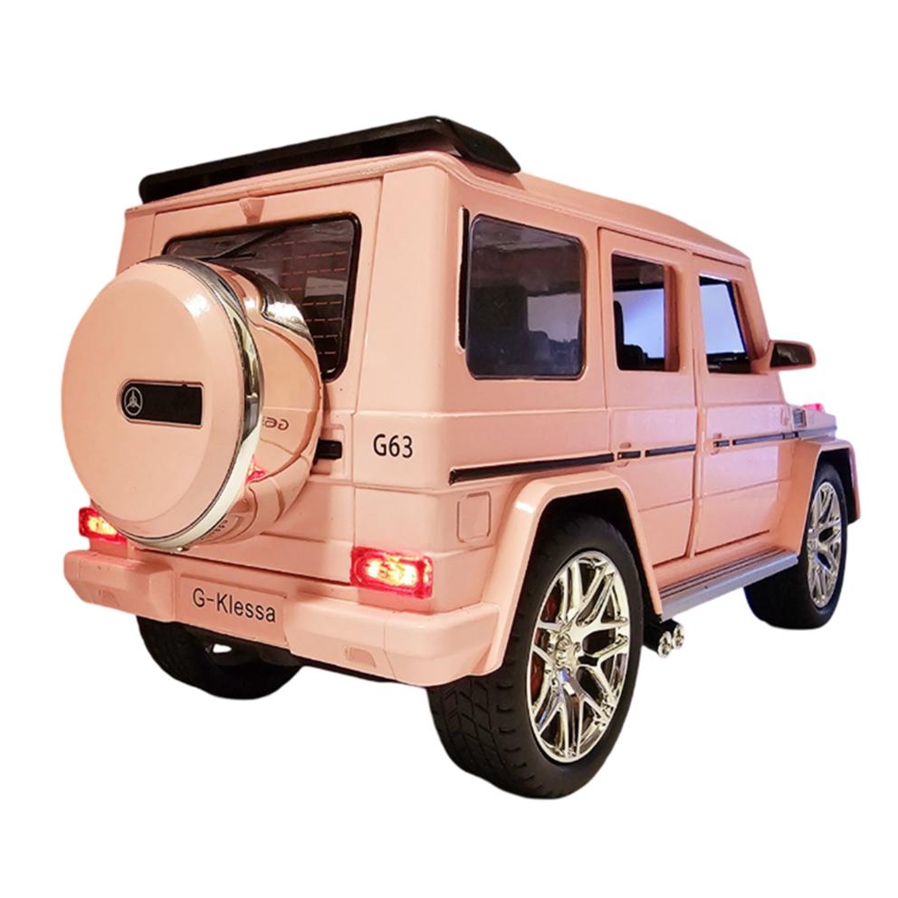 מרצדס-בנץ G-Wagen 1:24 מכוניות מודל Diecast, ורוד
