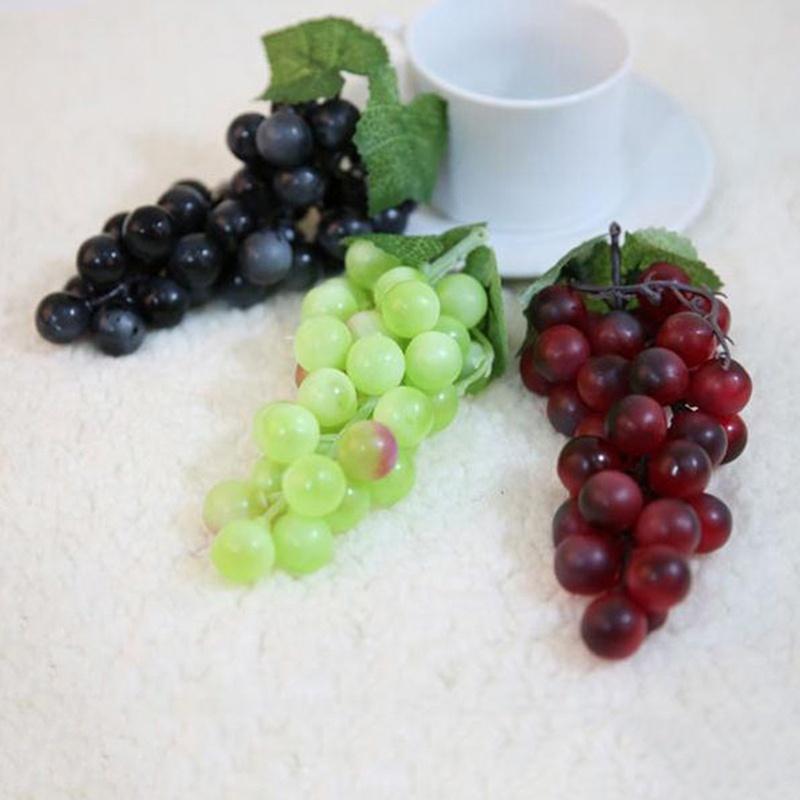 2025 Artificial Grapes A Bunch Of Grapes Plastic Fakes Fruit Food Decor Decoration Artificial Fruit Fakes Fruits Decoration