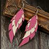 Retro European & American Hollow Leather Geometric Earrings for Women - 2026 Collection