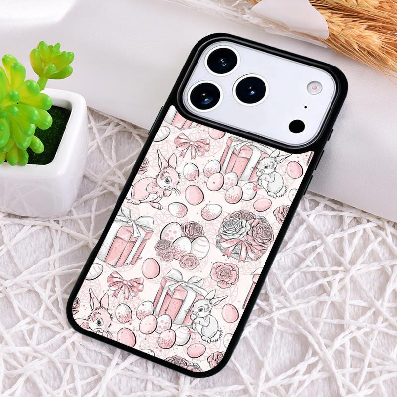 

Пасхальный кролик Чехол для телефона для iPhone 17 Air 16 15 11 12 14 13 Pro Max Ударопрочный чехол iPhone17 Pro Max
