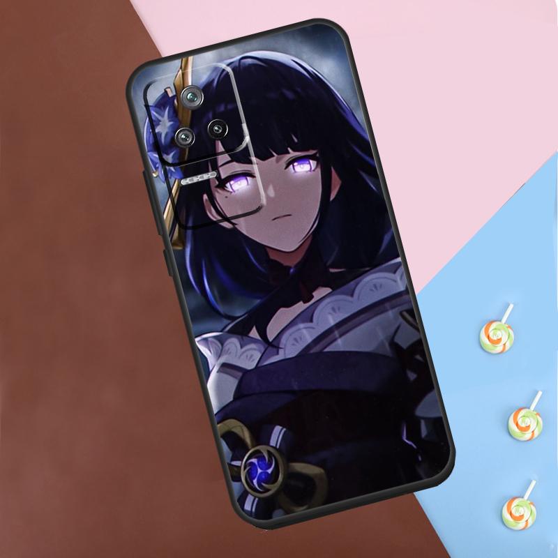 

Raiden Shogun Genshin Impact Case For Xiaomi 13T Pro 14 12T 11T 12 13 Lite POCO F5 X3 X4 X5 X6 Pro M6 F3 F4 M5s Cover POCO X6 Pro