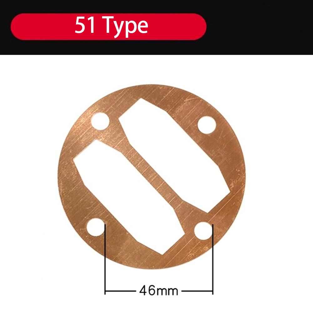 Air Compressor Cylinder Head Base Valve Plate Gaskets Washers Copper Pad 47/51/65/95 Type Air Compressors Accessories