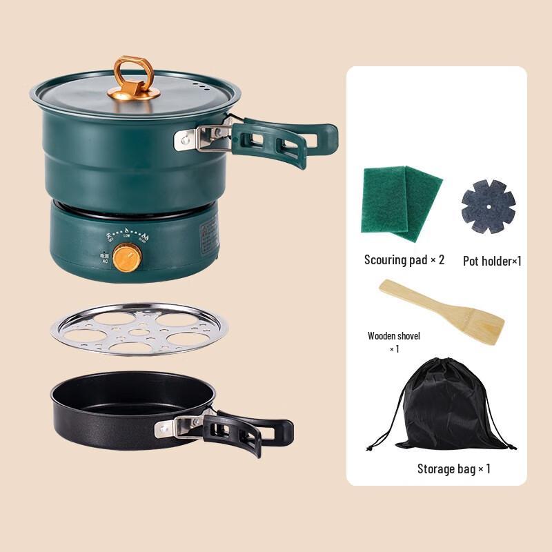 Portable Electric Mini Cooker & Frying Pan