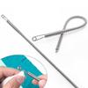Multi-Function Foldable Spring Drawstring Threader Tool – Easy to Use, Portable & for Cords, Wires & Laces, Drawstring Repair