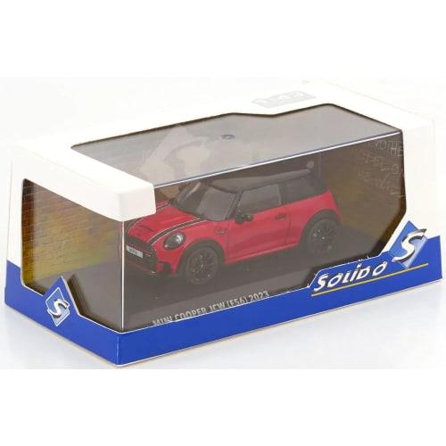Solido 1/43 Mini John Cooper Works 2023 Červená SOLIDO Mini Cooper John Works Odlévaný model auta