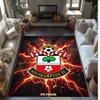 Southampton Football Print Crystal Velvet Rug, Comfortable Water Absorbent Non Slip Indoor Floor Carpet