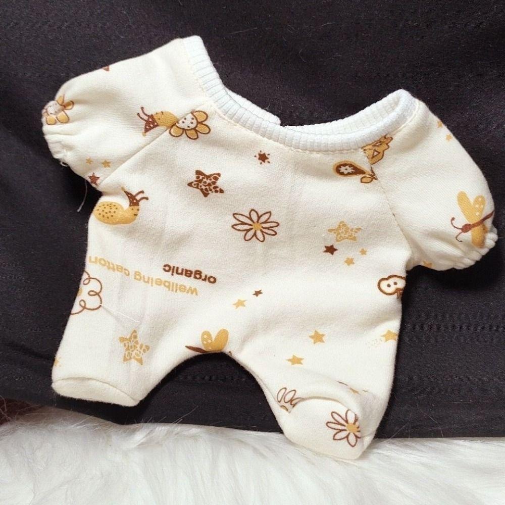 

Crawling Suit Cotton Doll Clothes Bodysuit Plush Toy Clothes 20cm Cotton Doll style 3