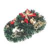 1PCS Miniature Christmas Mini Hanging Xmas Wreath Dollhouse Christmas Tree Garland Wall Grass Strip Home Decoration Accessories