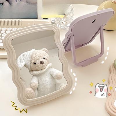 Makeup Mirror Student Dormitory Home Desktop Can Be Wall Hanging Small Mirror HD Portable Mirror