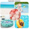 100Pcs Children's Toy Balls Odor-free Elastic Safe Thickened Large Size Color Cognition Multicolor Macaron Color Pit Balls Swimming Pool Toy