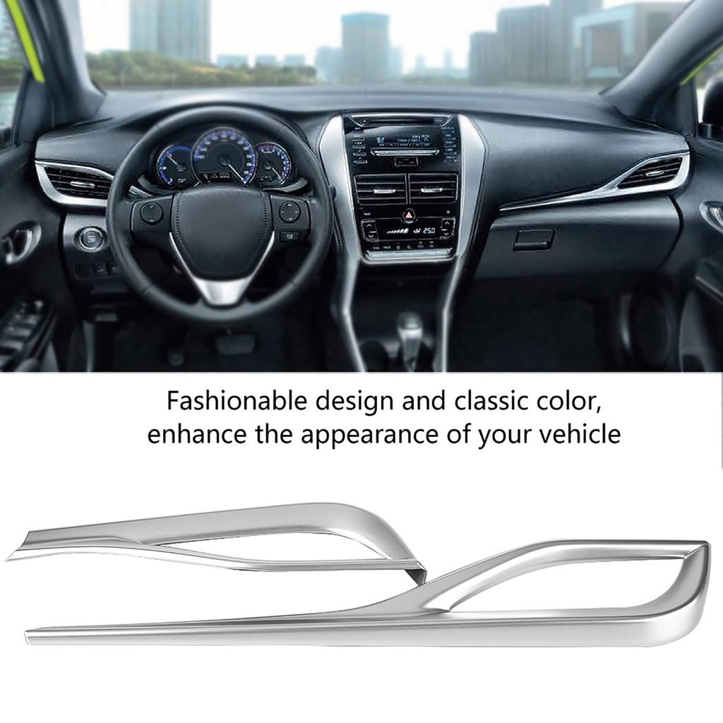 2pcs Interior Front Air Vent Outlet Cover Trim for Yaris VIOS (XP150) 2019?2021 (#1)