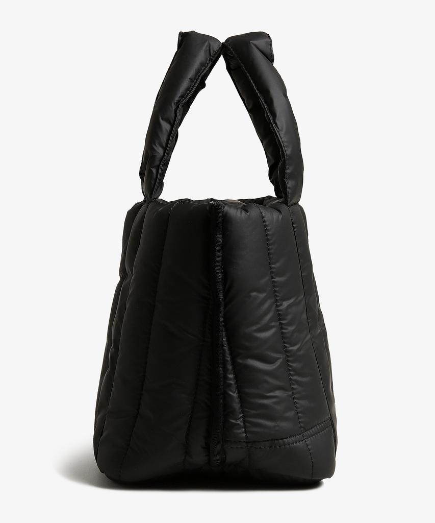 Hunter [Unisex] Intrepid Puffer Mini Tote Bag - Black/Red Box Logo