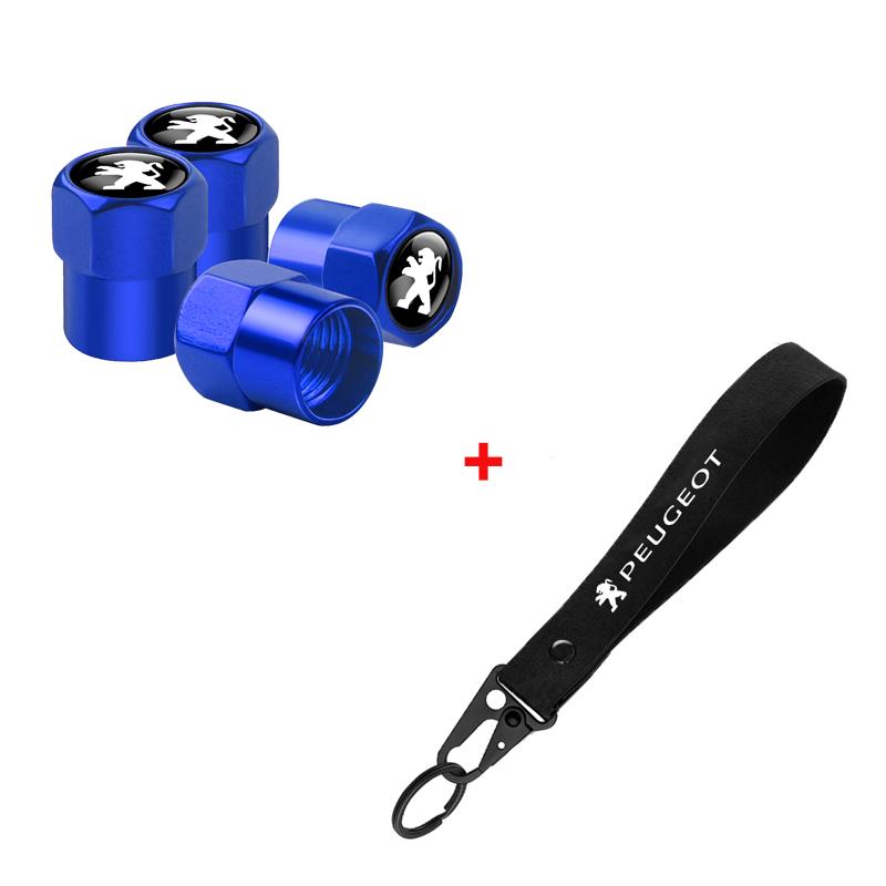 2026 Heißer Autoaufkleber für Peugeot 207 3008 206 208 308 307 407 508 2008 5008 Aluminium Metall Auto Reifenventilkappe Auto Emblem Nylon