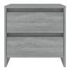 Nightstands 2 pcs Grey Sonoma 45 x 34.5 x 44.5 cm Particleboard