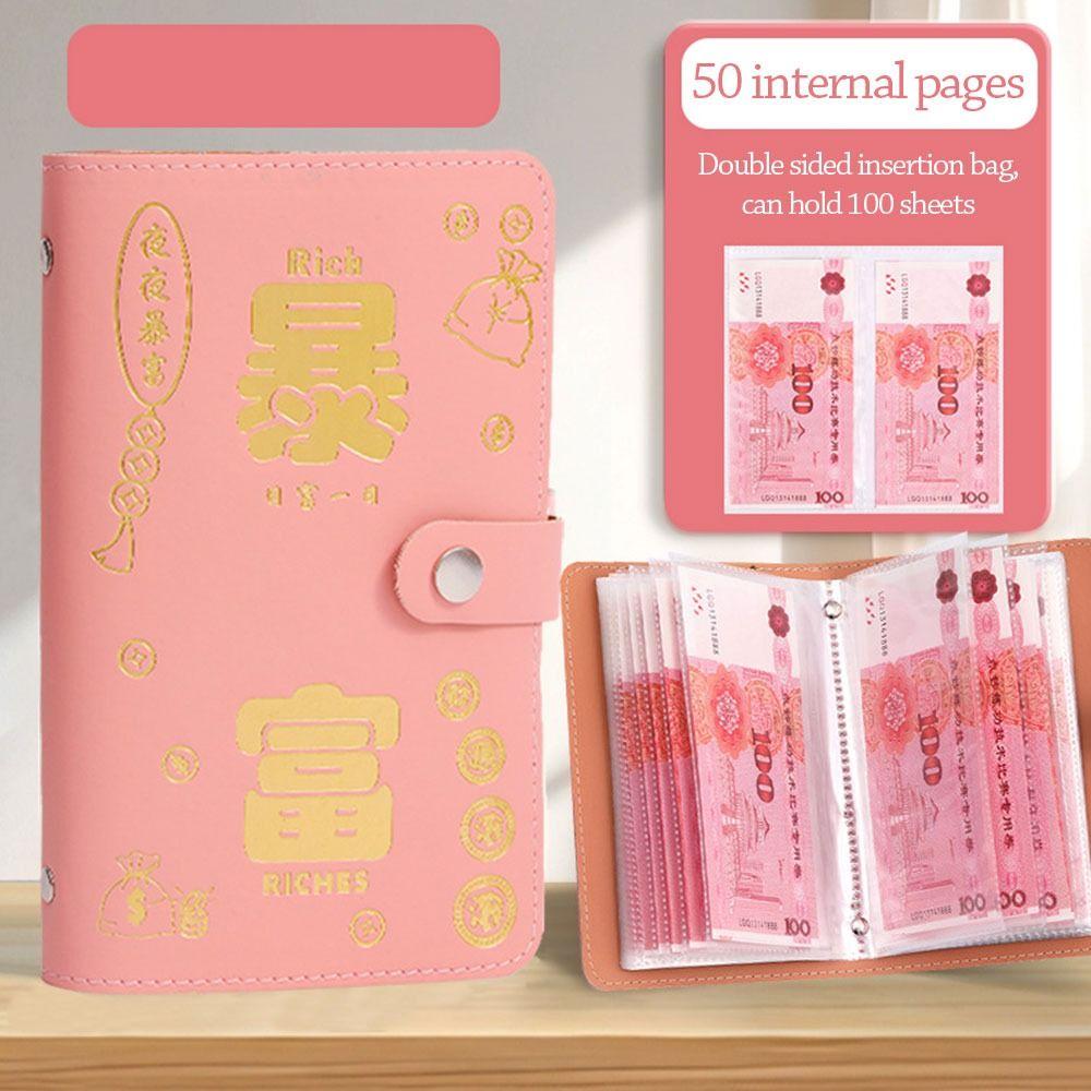 PU 100 Envelopes Money Saving Challeng Get Rich Overnight Savings Challenges Book  Children