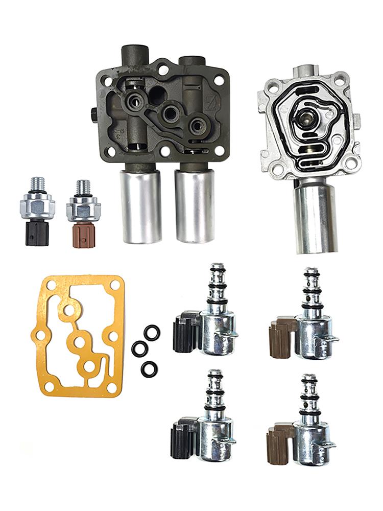 9Pcs For Acura CL Car Transmission Solenoid Kit 8250-P6H-024 28600-RKE-004 Replacement For Honda Accord Odyssey Auto Accessories