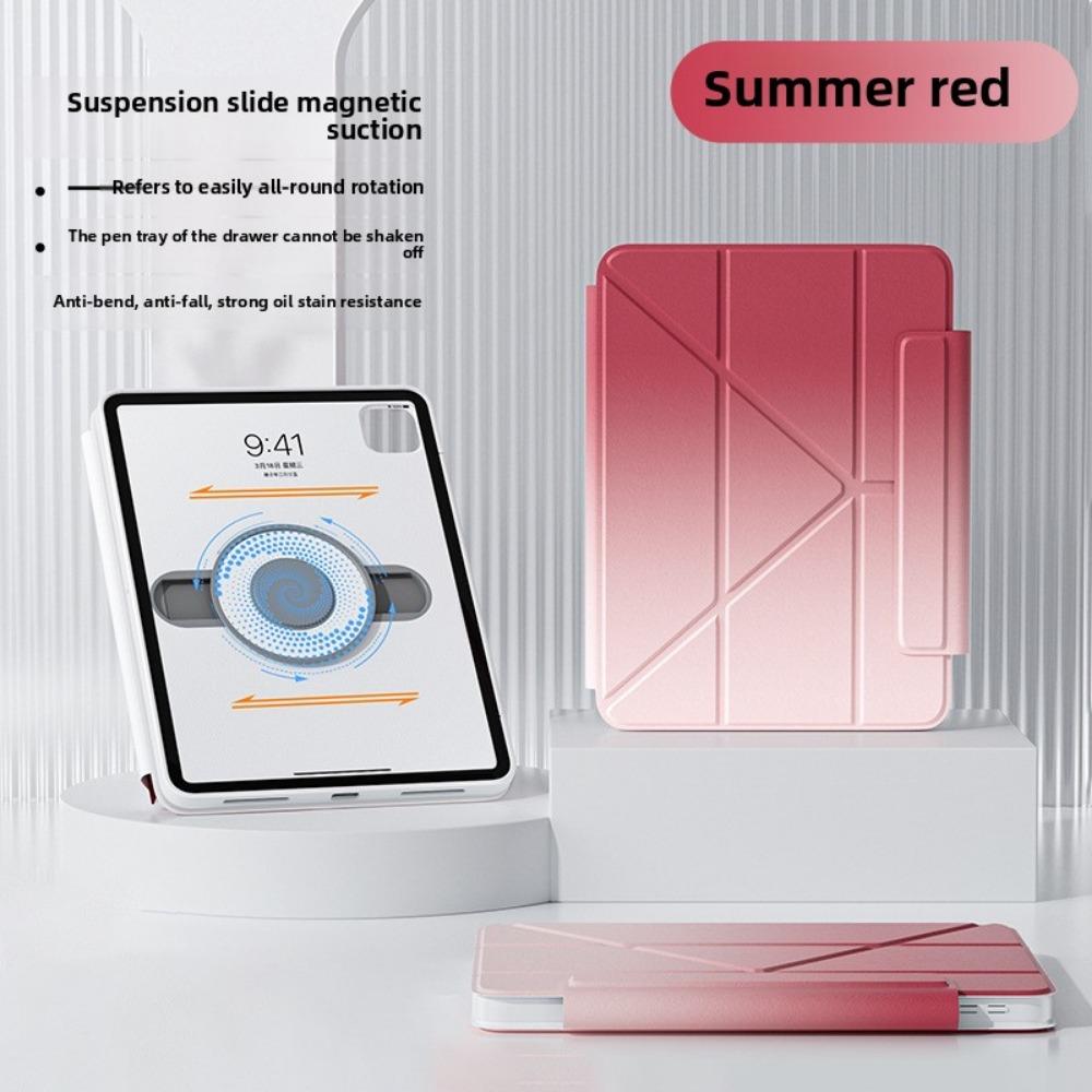 

Магнитный плавающий слайдер для iPad Pro 11, совместимый с Air 5, 4 слота для карандаша, защитный чехол 10-го поколения 2024 Pro11