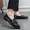 Men Loafers Street Style Classic Formal Business Wedding Dress Prom Blazers Tuxedo Party Tassels Shoes Plus Size