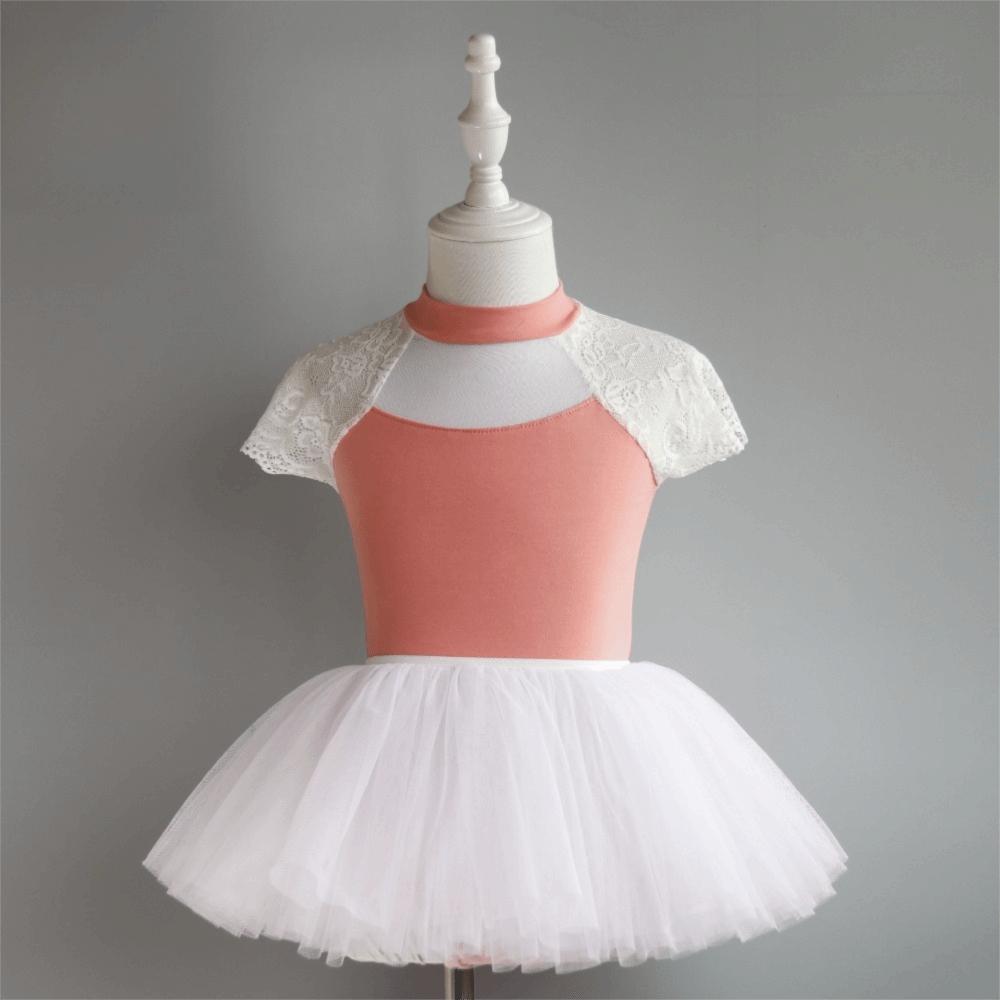Summer Girls Ballet Tutu Leotard Breathable Gymnastics Dance Wear Fashion Ballet Costume Kids