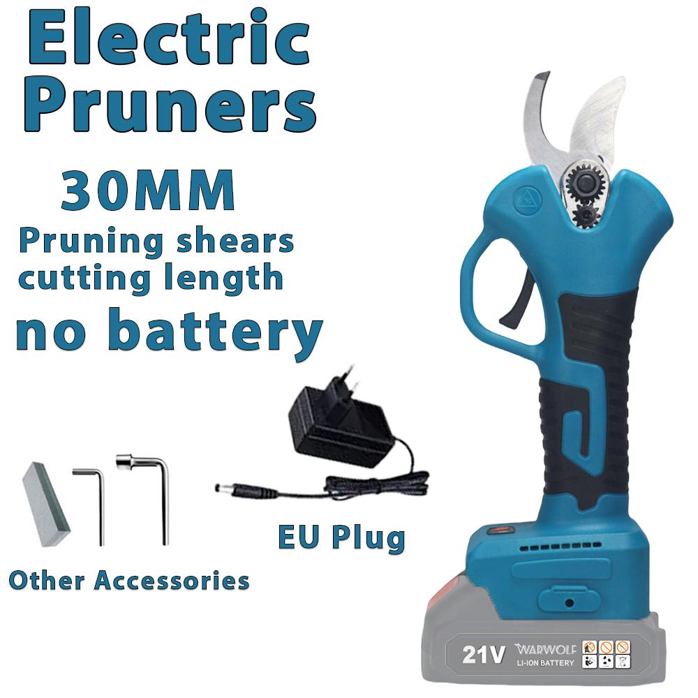 

Профессиональный беспроводной электрический секатор для садового инструмента, секатор для веток деревьев, аккумуляторная батарея Makita 18 В EU